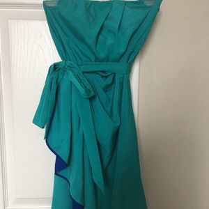 Blue cocktail dress